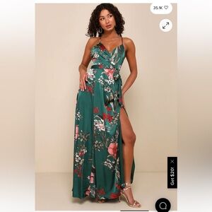 Lulus Maxi Floral Dress